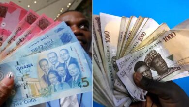 Ghana Cedi to Naira Official and Black Market Exchange Rate Today